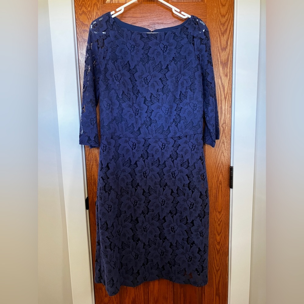 Jones NY Dark Blue Formal Dress
